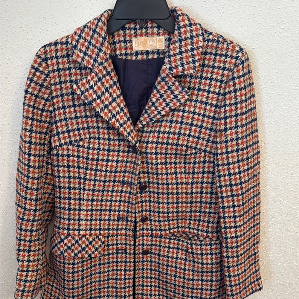 Pendleton Women's Houndstooth Jacket - Multicolor - image 1